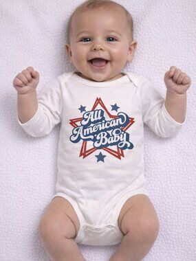 Baby Onesie All American Baby | Ready to ship, ships within 24 hours